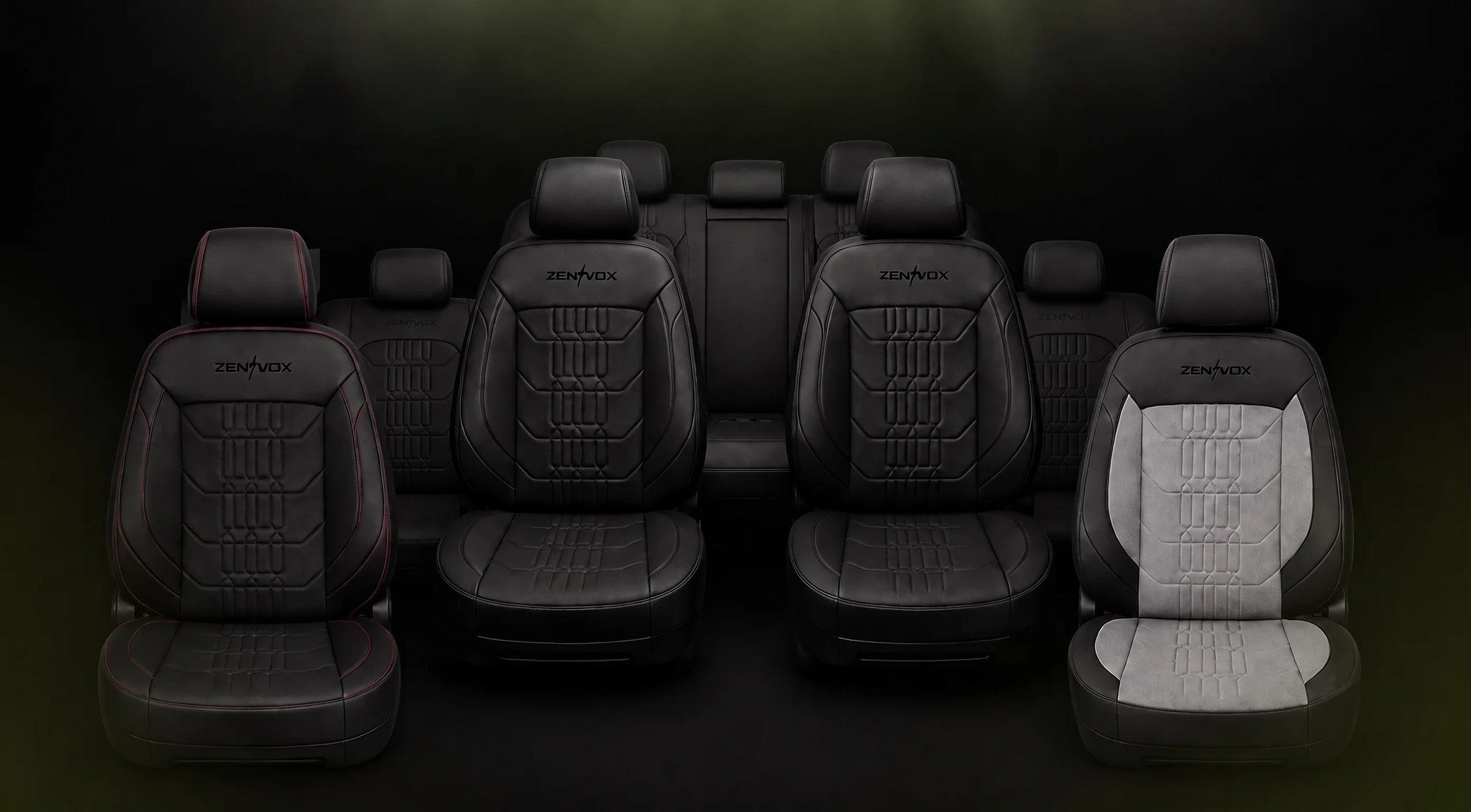 Funda de butaca Zenvox instalada en el asiento de un auto